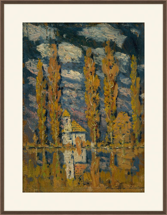 Poplars by the Water, Ferdinand Katona, 1910