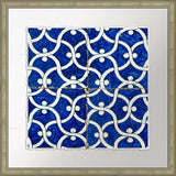 GARDEN VINE IN COBALT TILES I