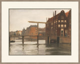 Bridge between the Islands of Rapenburg and Uilenburg in Amsterdam, Willem Witzen, 1910