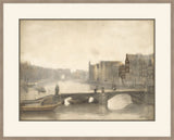 View of the Binnen-Amstel in the Mist, Willem Witzen, 1905