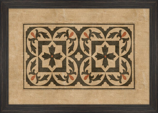 Black and Cinnamon Block Prints II