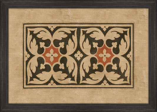 Black and Cinnamon Block Prints III