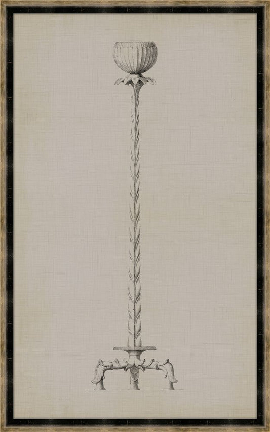 CANDELABRA ON LINEN I