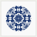 Blue and White Tile Circle II