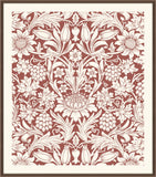 William Morris Flower Garden in Cinnamon