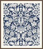 William Morris Flower Garden in Midnight