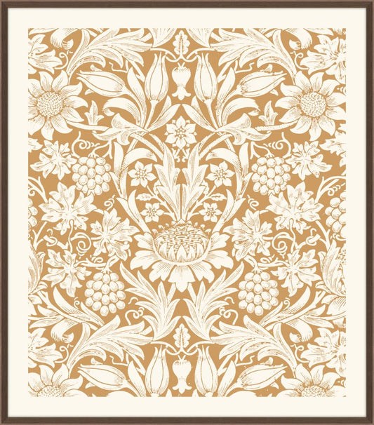 William Morris Flower Garden in Marigold