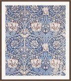 William Morris Honeysuckle in Blue and Beige