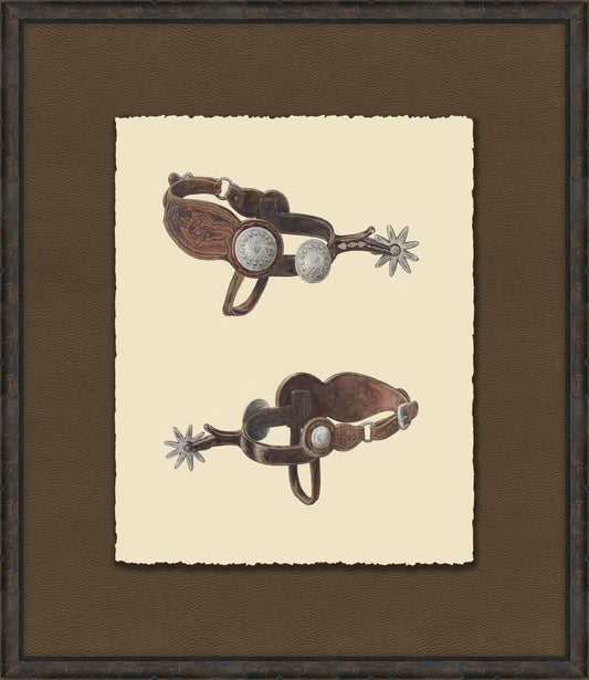 Silver & Leather Spur, Harry Mann Waddell, 1936