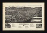 Birds Eye View, Livingston, Montana, 1883