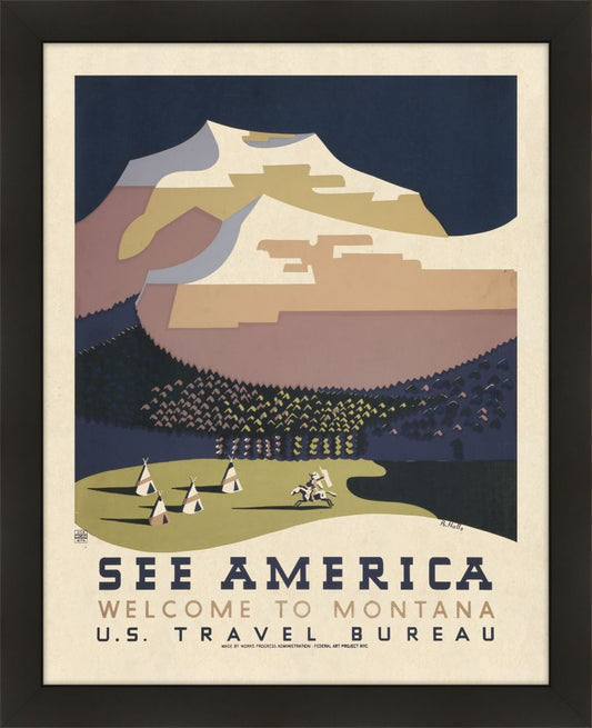 See America, Welcome to Montana, 1936 II Petite