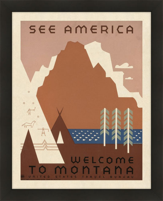 See America, Welcome to Montana, 1936 III Petite
