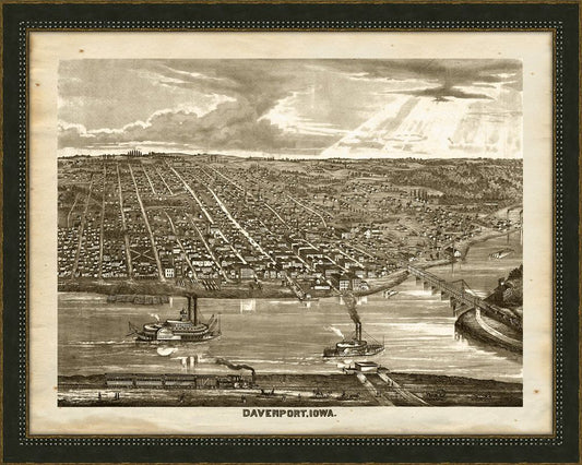 GALBRAITH'S RAILWAY MAIL SERVICE MAPS, IOWA, 1897