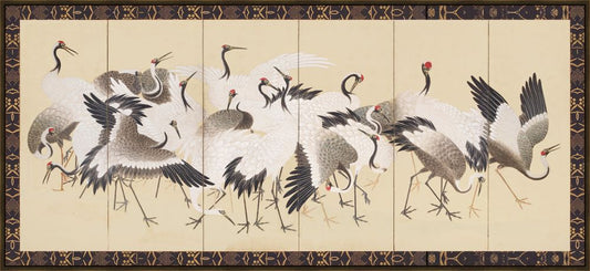 Flock of Cranes I