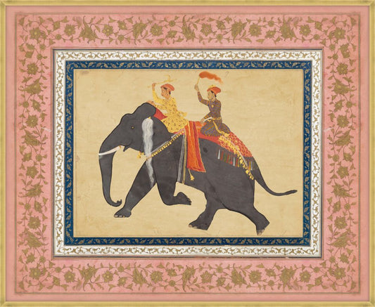 Price Amar Singh 1672 Drives His Own Elephant