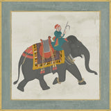Royal Elephant Ramkali With A Mahout, 1761