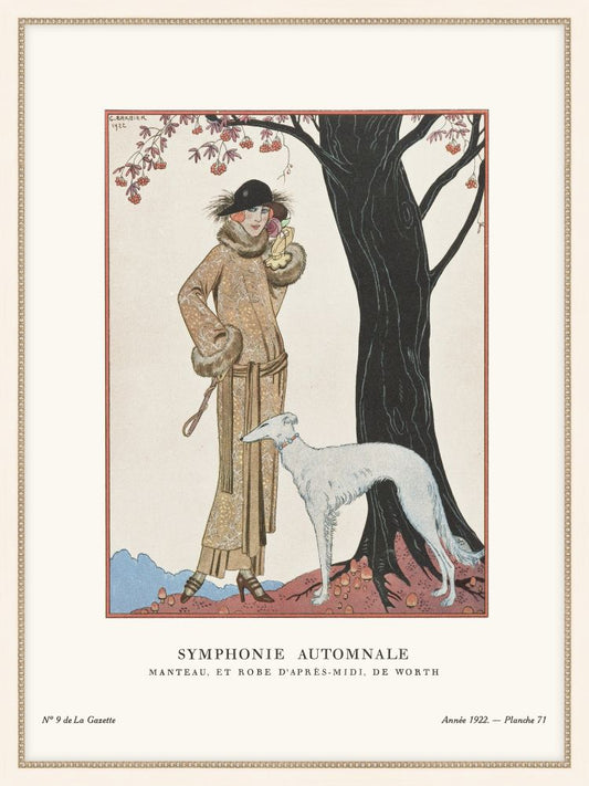 Costumes Parisiens Manteau de Velours, 1913