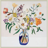 Petals in Blue Vase I