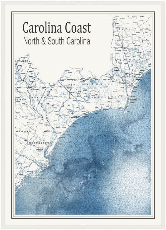 Carolina Coast Blue and White