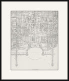 Plan of Chicago 1909, Yacht Harbor - BW