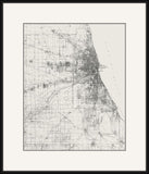 Plan of Chicago 1966, Lake Michigan -BW