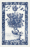 Blue Floral Chinoiserie Bouquet I