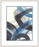 Blue Brushy Abstract I