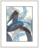 Blue Brushy Abstract II