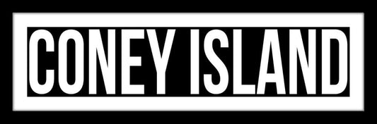 Coney Island in black