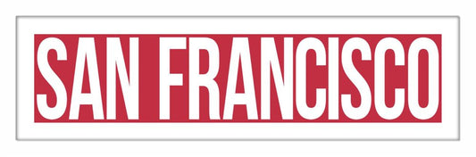 San Francisco in red