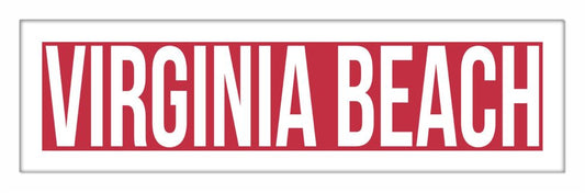 Virginia Beach in red