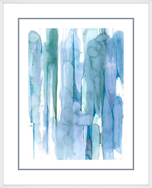 blue green impressions