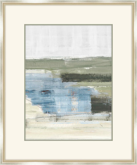 Green Striped Landscape I