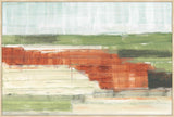 Orange Landscape I on Canvas