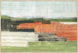 Orange Landscape II on Canvas