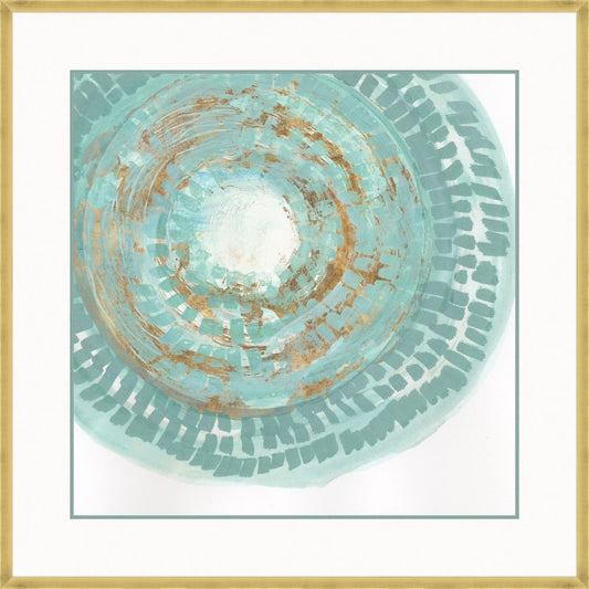 Golden Blue Medallion