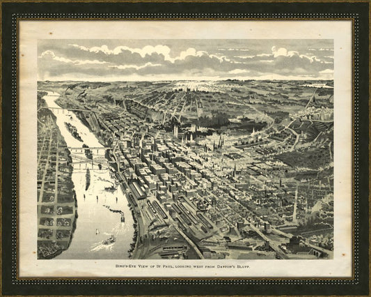View of Chicago, Milwaukee, and St. Paul Railway 1874