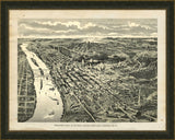 View of Chicago, Milwaukee, and St. Paul Railway 1874