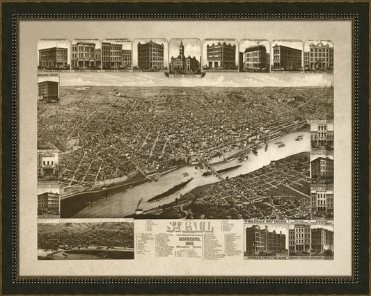 ST. PAUL MINNESOTA - 1883