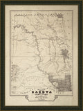 RICE'S SECTIONAL MAP OF DAKOTA TERRITORY, 1872