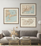 Map of Cape Cod and Vicinity, 1890-1899