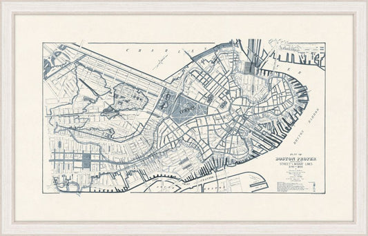 Map of Boston Proper, 1795-1895