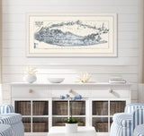 Traveller's Map of Long Island, 1866