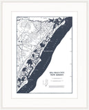 Map of Sea Isle City New Jersey