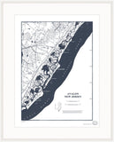 Map of Avalon New Jersey