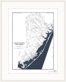Map of Ocean County New Jersey