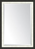 Slate Black And White Mirror