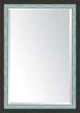 Slate Black And French Blue Mirror