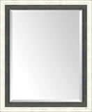 French White And Indigo Mirror