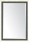 French White And Indigo Mirror